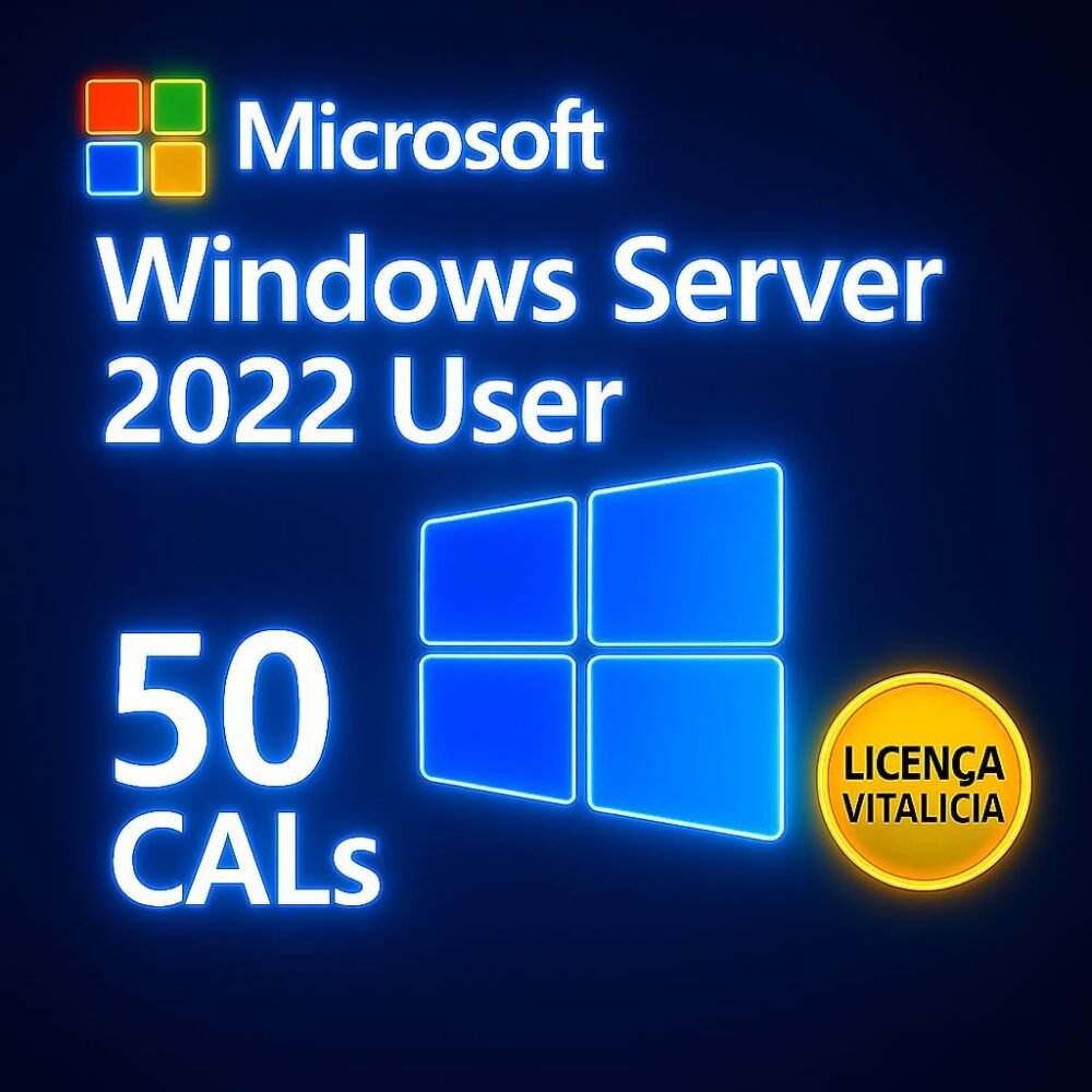 50 User CALs Windows Server 2022 - Licença Digital - ESD