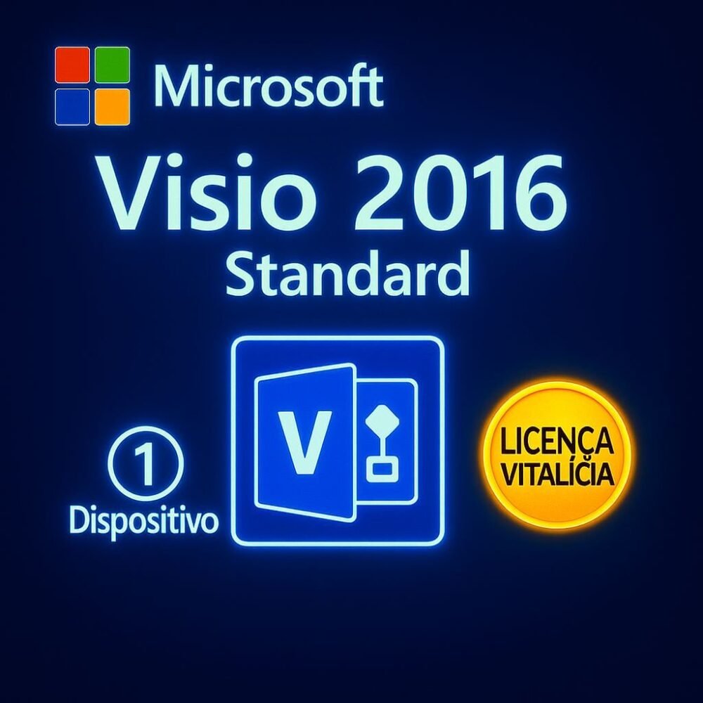 Visio 2016 Standard - Licença Digital - ESD