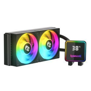 WATER COOLER 240MM REDRAGON CCW-1021, ARGB, DISPLAY, BLACK - CCW-1021 - Imagem 2