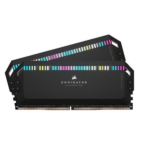 Memória Corsair Dominator Platinum RGB 32GB (2x16GB) DDR5 6200 MHz C36 - CMT32GX5M2X6200C36