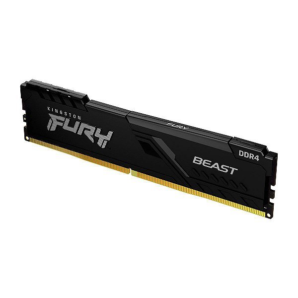 Memória RAM Kingston Fury Beast 16GB DDR4 3200 MHz C16 - KF432C16BB/16