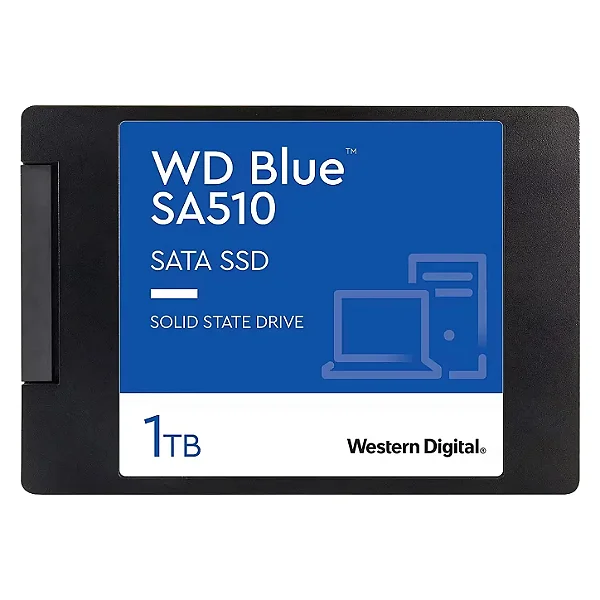 SSD 1TB Western Digital WD Blue SA510 SATA 2.5 560MBs/510MBs - WDS100T3B0A