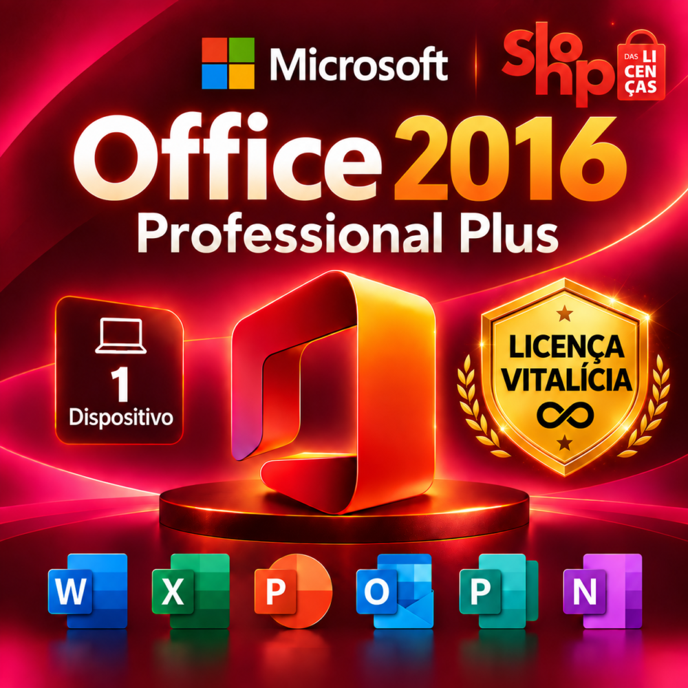 Office 2016 Pro Plus - Licença Digital - ESD