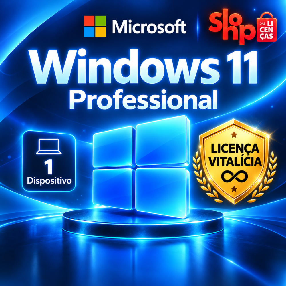 Windows 11 PRO - Licença Digital - ESD