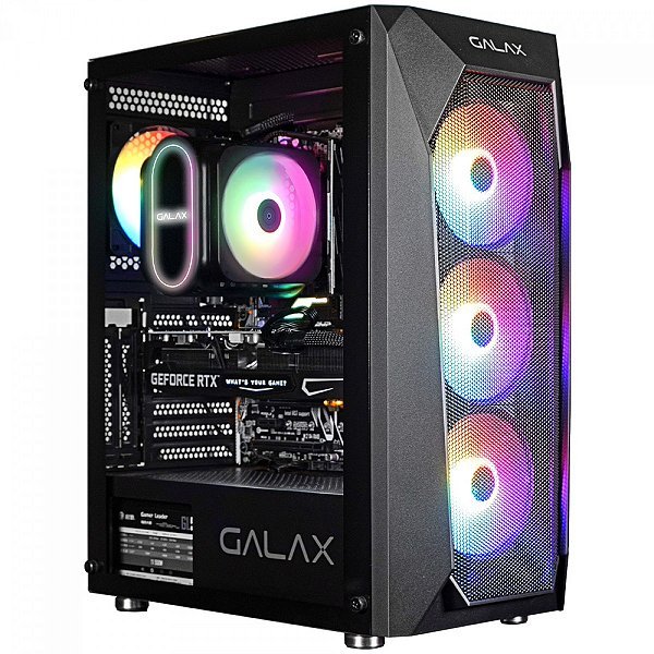 Gabinete Gamer GALAX Revolution-05 Mid Tower Vidro Temperado - CGG5ANBA4B0