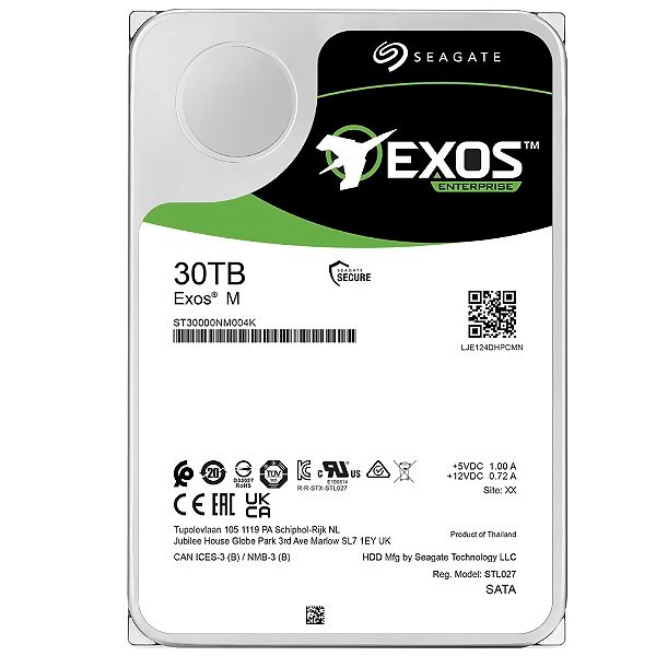 HD 30TB Seagate Exos X24 Enterprise 3.5