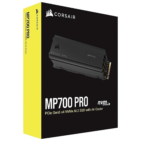 SSD 1TB Corsair MP700 Pro M.2 NVMe 11700MBs/9600MBs - CSSD-F1000GBMP700PRO