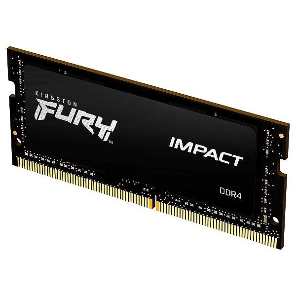 Memória RAM Kingston Fury Impact 16GB DDR4 3200MT/s C20 para Notebook - KF432S20IB16