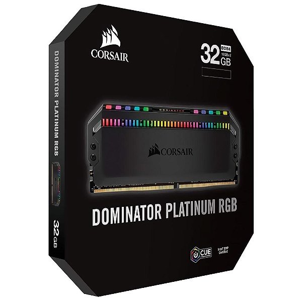 Memória RAM Corsair Dominator Platinum 32GB (2x16GB) DDR5 7200MHz C34 - CMT32GX5M2X7200C34