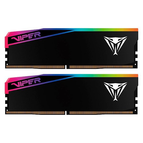 Memória RAM Patriot Viper Elite 5R Ultra RGB 64GB (2x32GB) DDR5 6400 MHz C32 VEUR5 - VEUR564G6432K