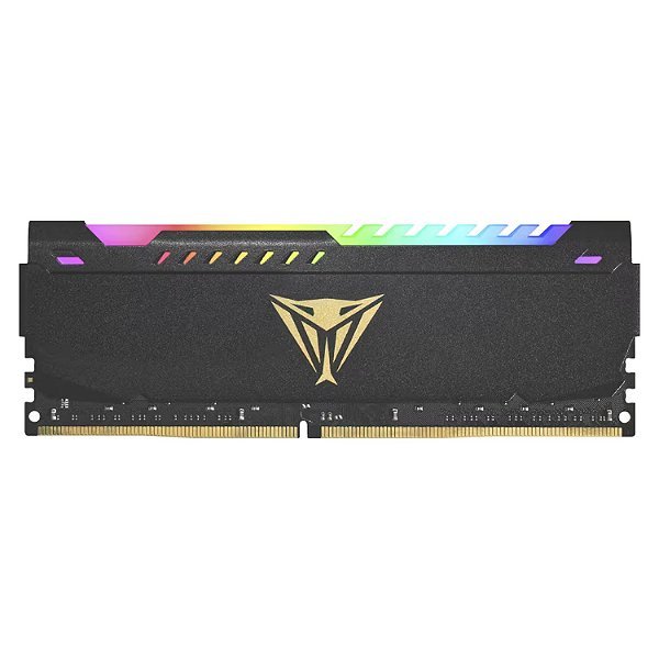 Memória RAM Patriot Viper Steel Black RGB 32GB DDR4 3200MHz C18 - PVSR432G320C8
