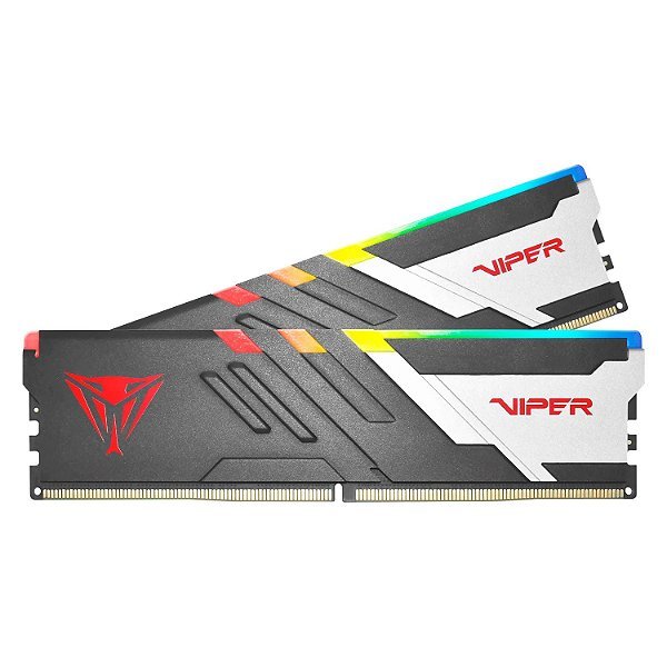 Memória RAM Patriot Viper Venom RGB 48GB (2x24GB) DDR5 6400MHz C32 - PVVR548G640C32K