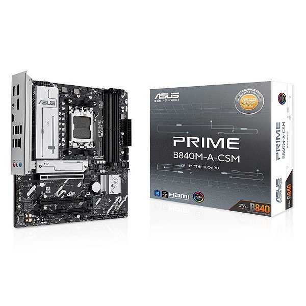 Placa Mãe Asus Prime B840M-A-CSM DDR5 AM5 Micro-ATX