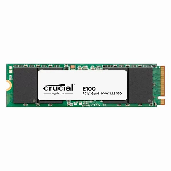 SSD Crucial E100 480GB M.2 NVMe PCIe 4.0 4700MB/s 2500MB/s - CT480E100SSD8