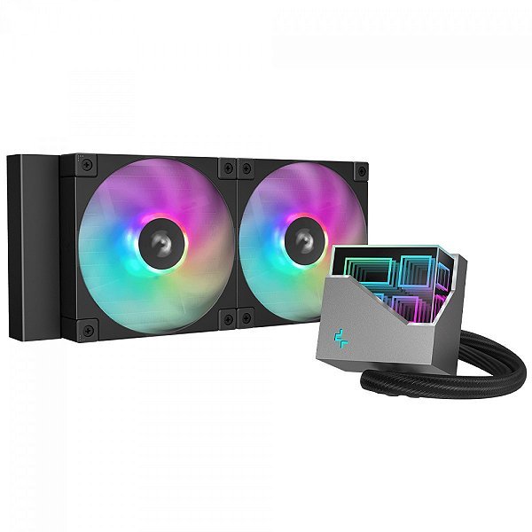 WaterCooler Deepcool LT240 ARGB 240mm Preto - R-LT240-BKAMNC-G-1